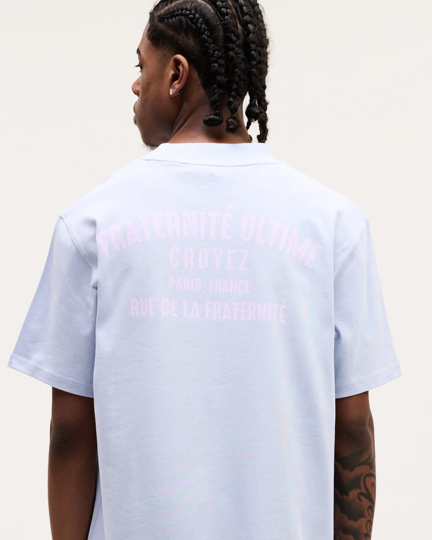 FRATERNITE TEE - GREY/PURPLE